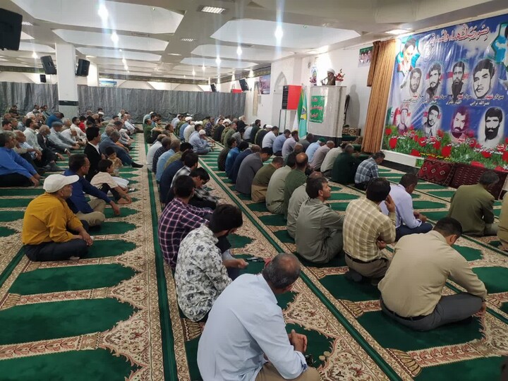تصاویر| مراسم عبادی سیاسی نماز جمعه نهبندان