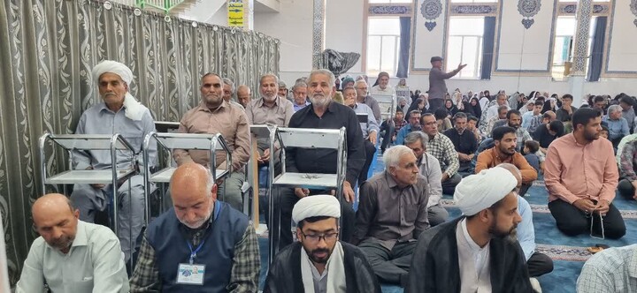 تصاویر| مراسم عبادی سیاسی نماز جمعه سربیشه