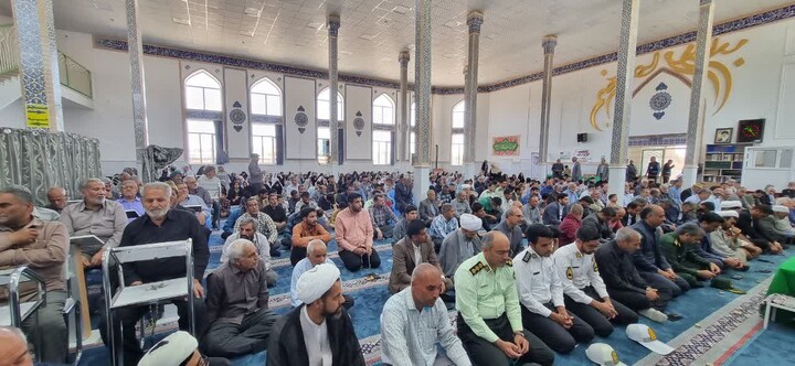 تصاویر| مراسم عبادی سیاسی نماز جمعه سربیشه