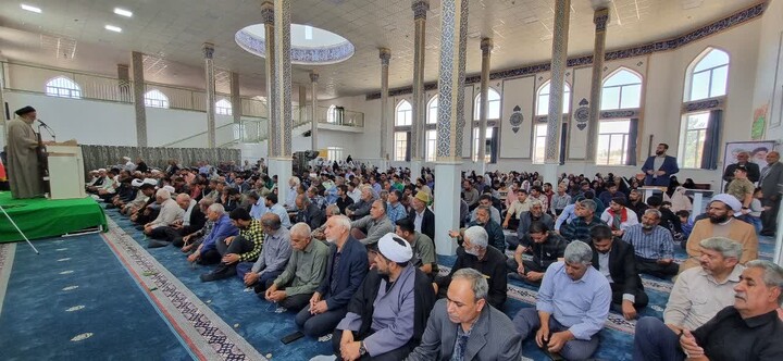 تصاویر| مراسم عبادی سیاسی نماز جمعه سربیشه