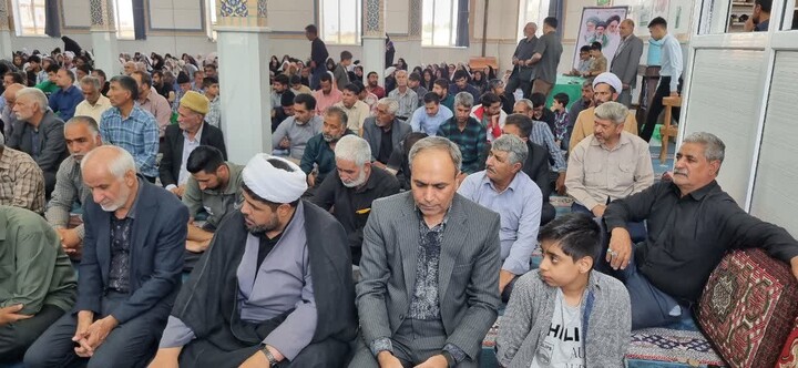 تصاویر| مراسم عبادی سیاسی نماز جمعه سربیشه