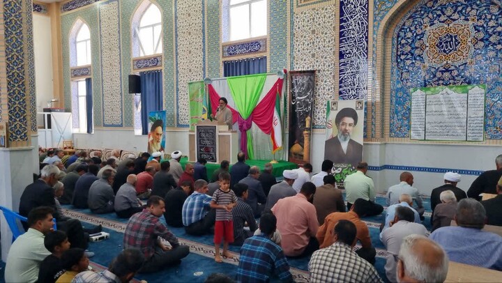 تصاویر| مراسم عبادی سیاسی نماز جمعه سربیشه