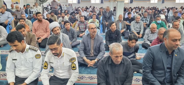 تصاویر| مراسم عبادی سیاسی نماز جمعه سربیشه