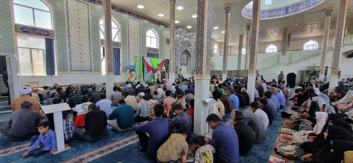 تصاویر| مراسم عبادی سیاسی نماز جمعه سربیشه