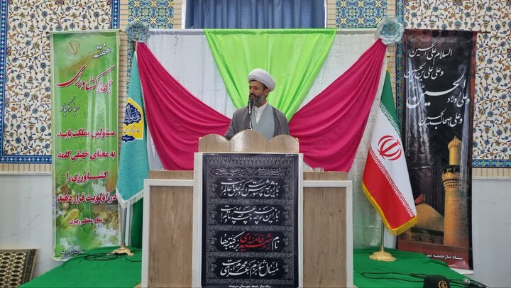تصاویر| مراسم عبادی سیاسی نماز جمعه سربیشه