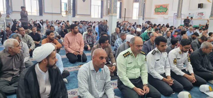 تصاویر| مراسم عبادی سیاسی نماز جمعه سربیشه