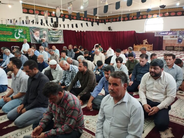 نمازجمعه امروز شهر سعدآباد به روایت تصاویر