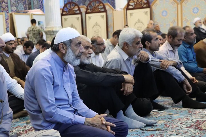 نماز جمعه خارگ به روایت تصویر