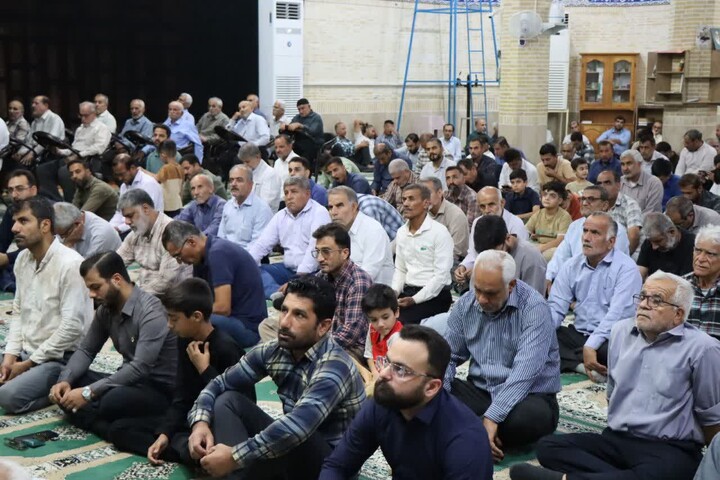 نماز جمعه عالی‌شهر به روایت تصویر