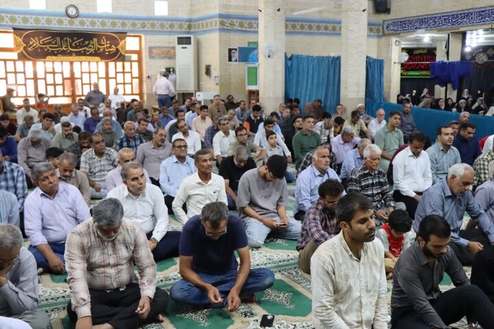 نماز جمعه عالی‌شهر به روایت تصویر