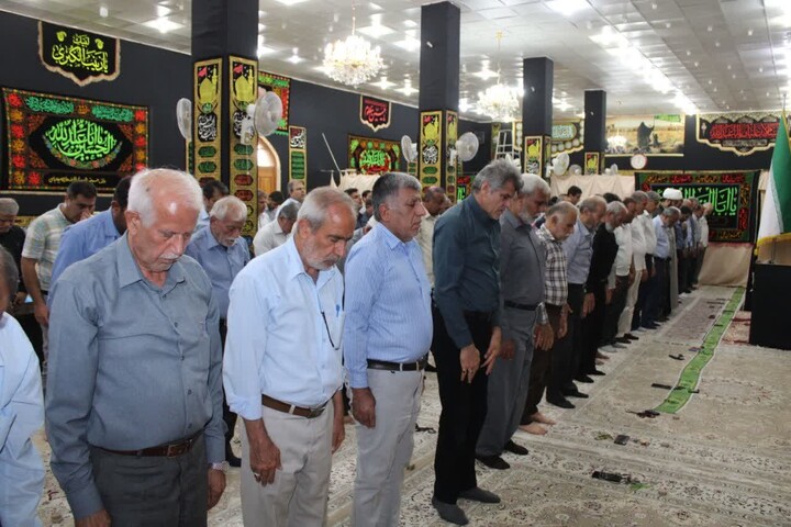نماز جمعه بندرریگ به روایت تصویر