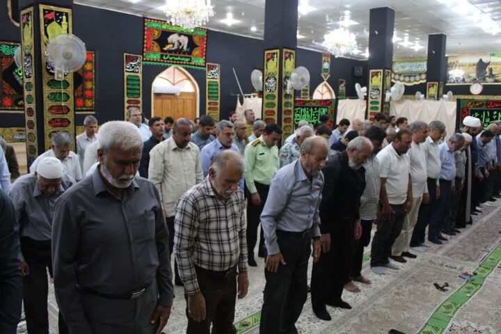 نماز جمعه بندرریگ به روایت تصویر