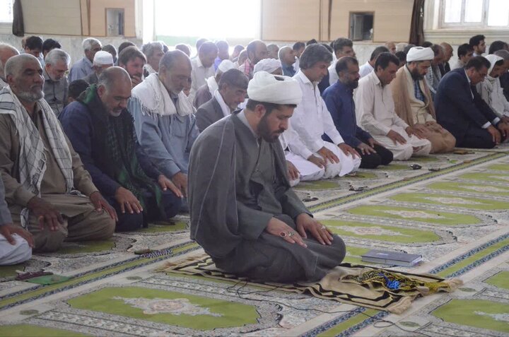 تصاویر/ آیین عبادی سیاسی نماز جمعه شهرستان زهک