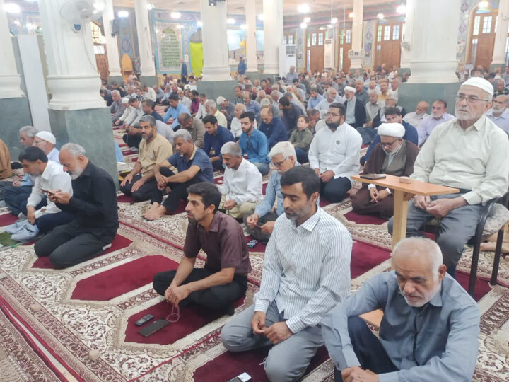 نماز جمعه برازجان به روایت تصویر