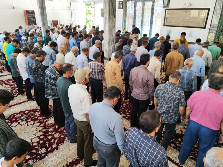 تصاویر/ نمازعبادی سیاسی جمعه قمصر