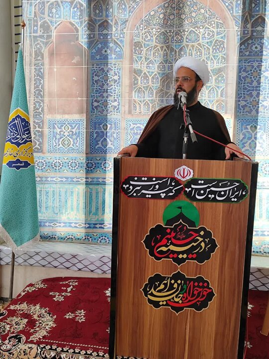 تصاویر/ نمازعبادی سیاسی جمعه قمصر
