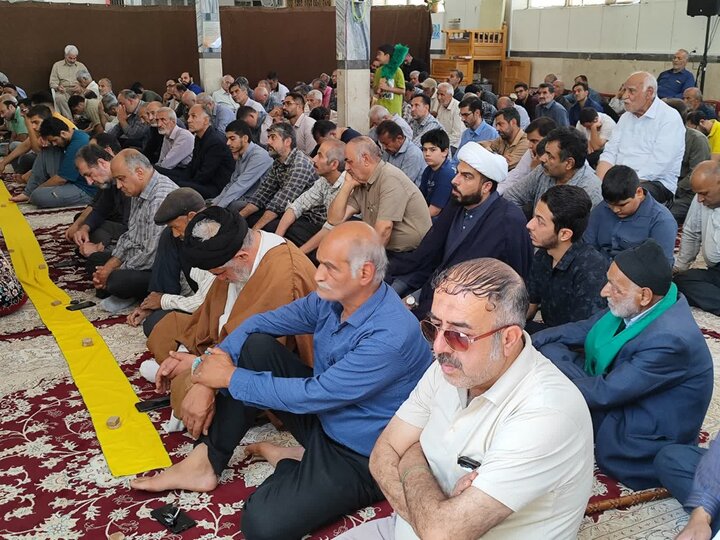 تصاویر/ نمازعبادی سیاسی جمعه قمصر