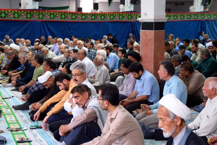 تصاویر ننمازعبادی سیاسی جمعه آران وبیدگل