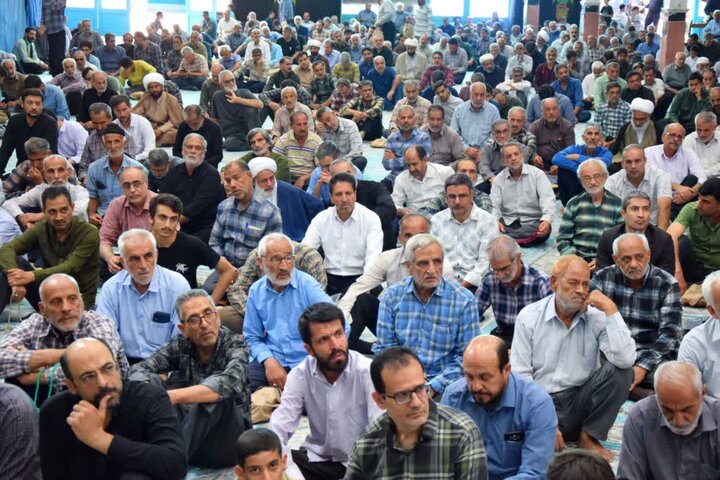 تصاویر ننمازعبادی سیاسی جمعه آران وبیدگل