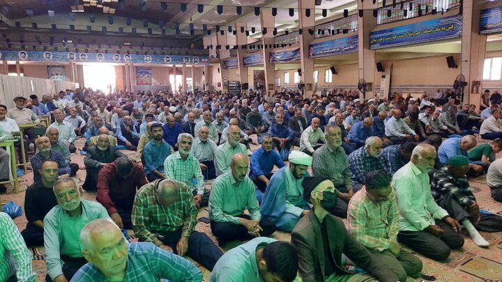 تصاویر/اقامه نماز عبادی سیاسی جمعه در خمین