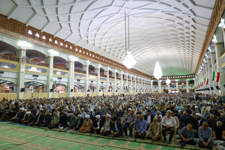 تصاویر/ آئین وحدت بخش نمازجمعه در شهرستان تبریز