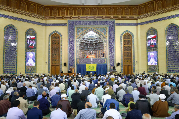 تصاویر/ آئین وحدت بخش نمازجمعه در شهرستان تبریز