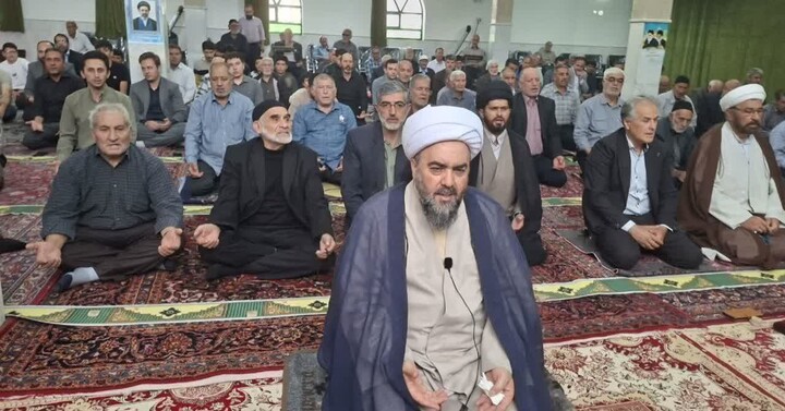 تصاویر/ آئین وحدت بخش نمازجمعه در شهرستان ترکمنچای