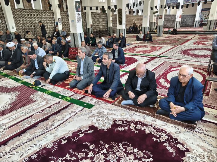 تصاویر/ آئین وحدت بخش نمازجمعه در شهرستان چاریماق