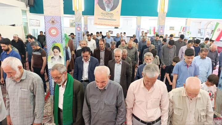 تصاویر/ آئین وحدت بخش نمازجمعه در شهرستان سلطانیه