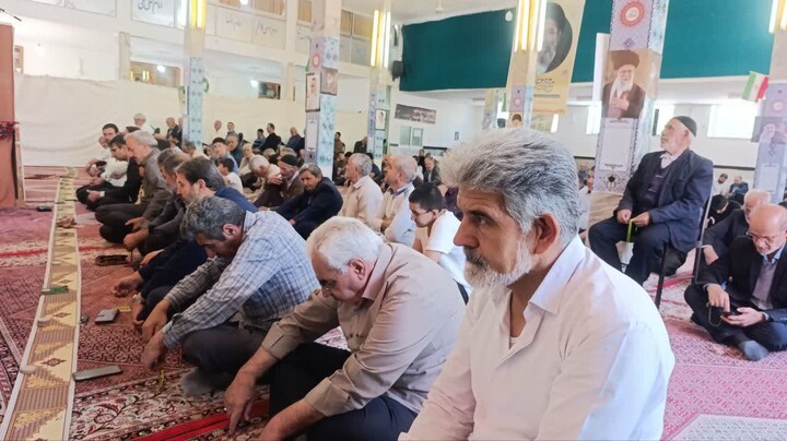 تصاویر/ آئین وحدت بخش نمازجمعه در شهرستان سلطانیه