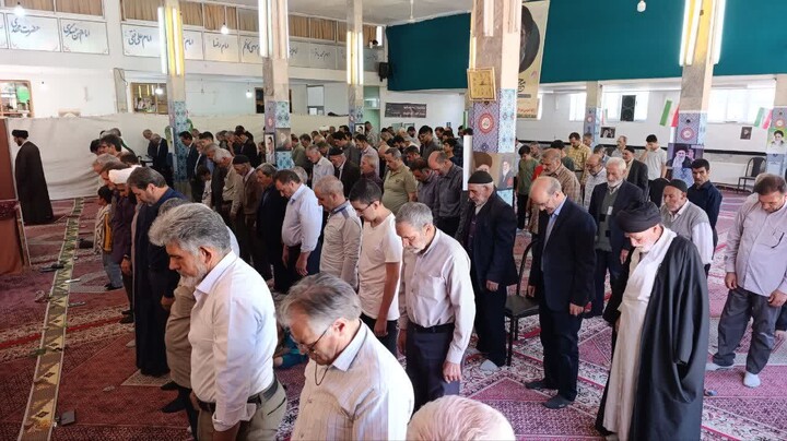 تصاویر/ آئین وحدت بخش نمازجمعه در شهرستان سلطانیه