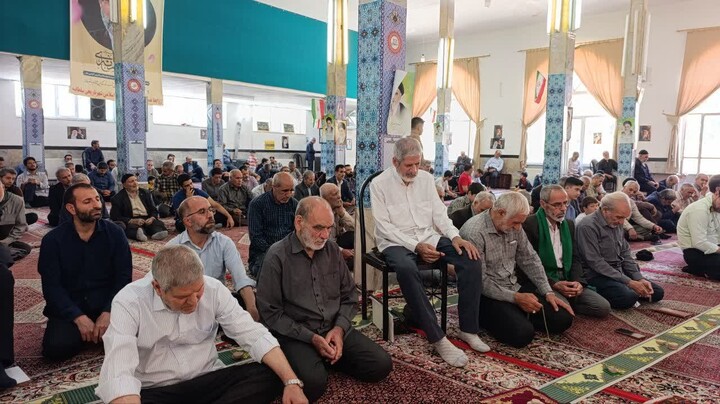 تصاویر/ آئین وحدت بخش نمازجمعه در شهرستان سلطانیه