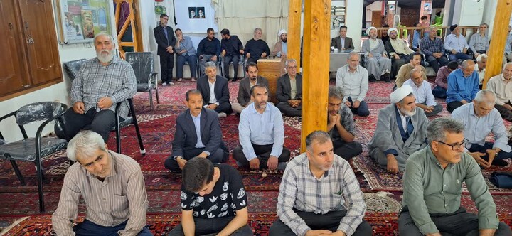تصاویر/ آئین وحدت بخش نمازجمعه در شهرستان غجب شیر