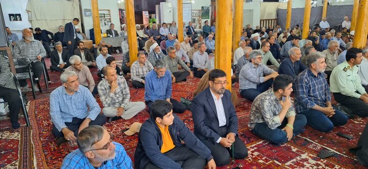 تصاویر/ آئین وحدت بخش نمازجمعه در شهرستان غجب شیر