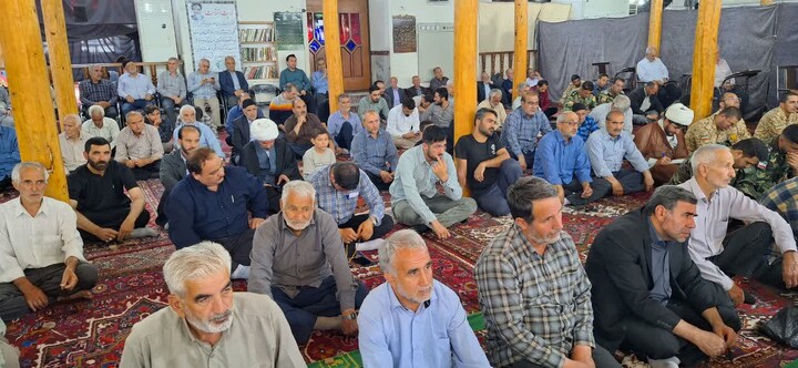 تصاویر/ آئین وحدت بخش نمازجمعه در شهرستان غجب شیر