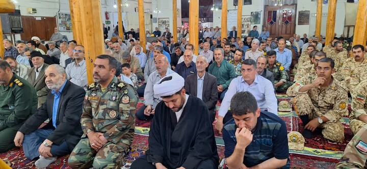 تصاویر/ آئین وحدت بخش نمازجمعه در شهرستان غجب شیر