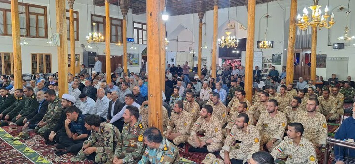 تصاویر/ آئین وحدت بخش نمازجمعه در شهرستان غجب شیر