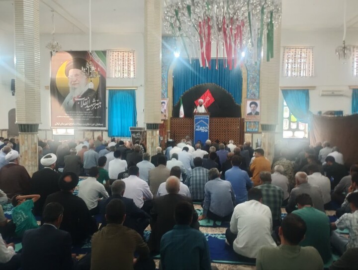 تصاویر/ آئین وحدت بخش نمازجمعه در شهرستان لیلان