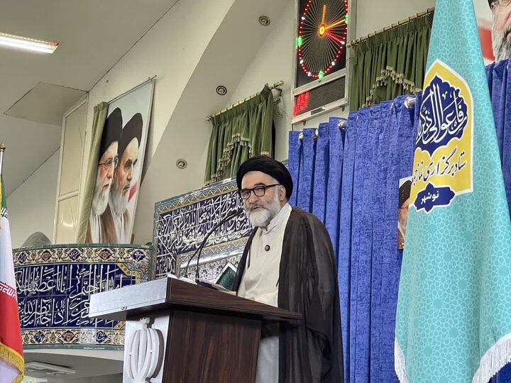 تصاویر/ نماز عبادی سیاسی جمعه در شهرستان نوشهر