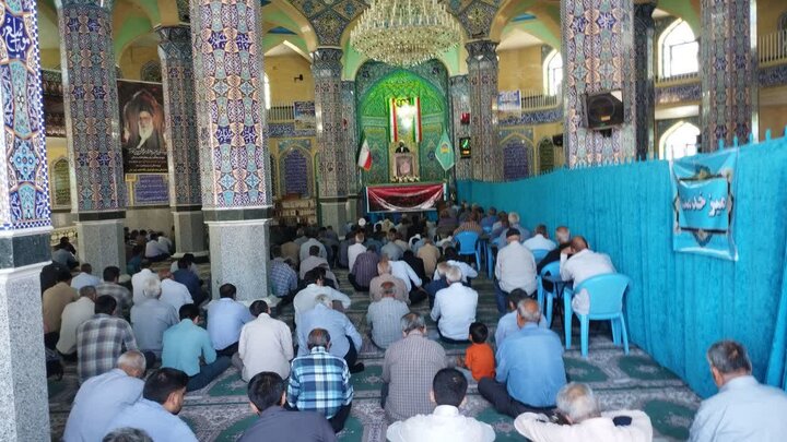 تصاویر/ اقامه نمازجمعه شهر کوهبنان