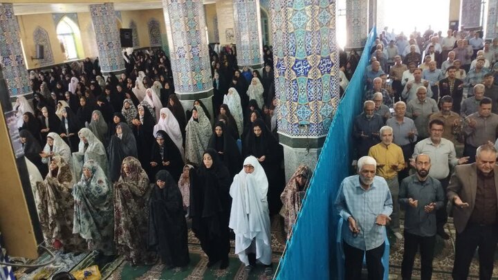 تصاویر/ اقامه نمازجمعه شهر کوهبنان