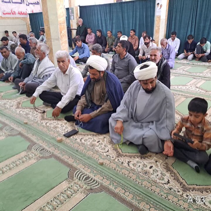 تصاویر/ اقامه نمازجمعه بخش اسماعیلی