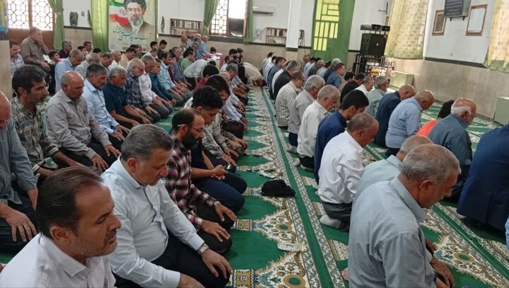 تصاویر/ اقامه نمازجمعه شهر بهرمان