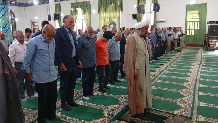 تصاویر/ اقامه نمازجمعه شهر بهرمان