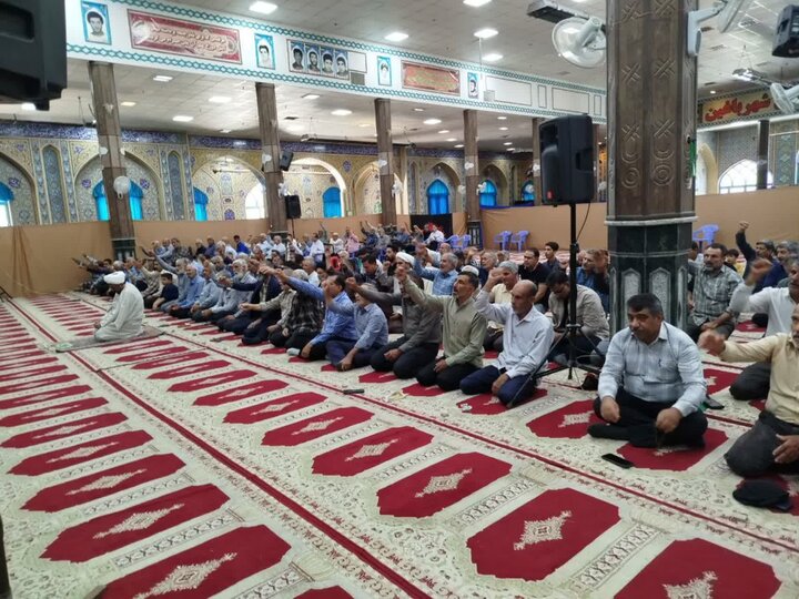 تصاویر/ اقامه نمازجمعه شهر باغین