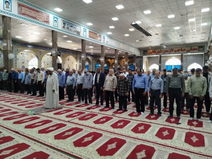 تصاویر/ اقامه نمازجمعه شهر باغین
