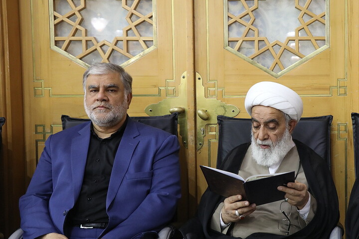 تصاویر/  مراسم بزرگداشت آیت‌الله  العظمی اسحاق فیاض  از سوی  رهبر انقلاب اسلامی در قم