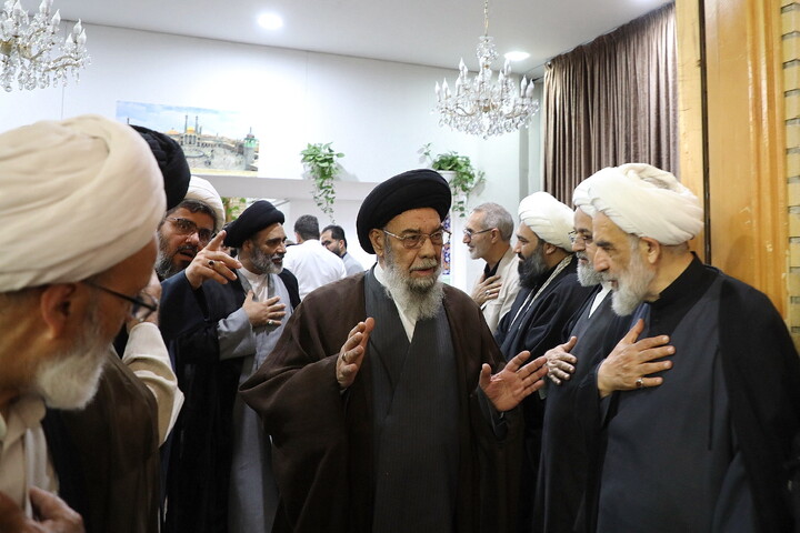 تصاویر/  مراسم بزرگداشت آیت‌الله  العظمی اسحاق فیاض  از سوی  رهبر انقلاب اسلامی در قم