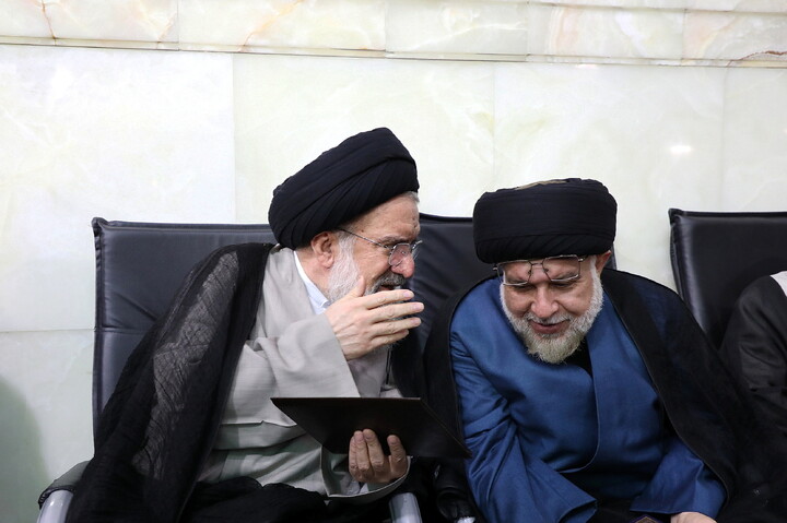 تصاویر/  مراسم بزرگداشت آیت‌الله  العظمی اسحاق فیاض  از سوی  رهبر انقلاب اسلامی در قم