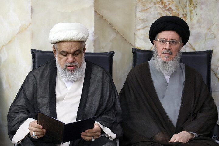 تصاویر/  مراسم بزرگداشت آیت‌الله  العظمی اسحاق فیاض  از سوی  رهبر انقلاب اسلامی در قم
